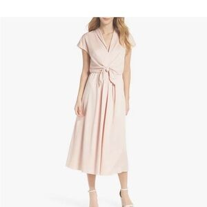 Gal Meets Glam Pink Midi Dress
